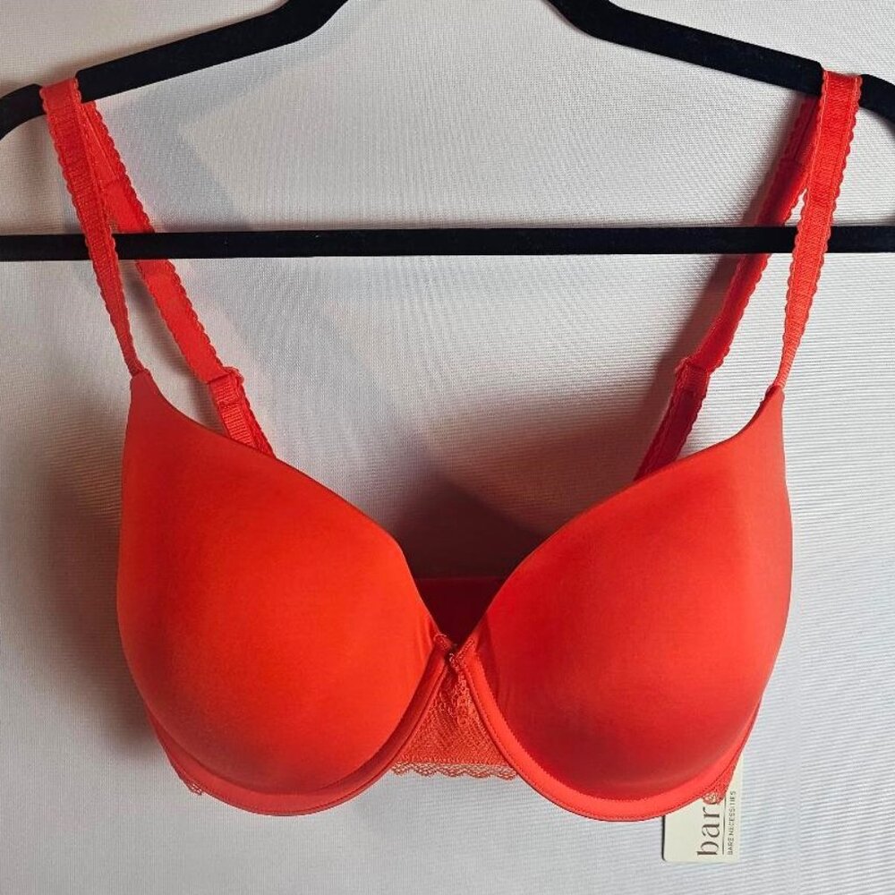 NWT Bare Necessities Underwire Demi Bra 32 G in Geo Lace